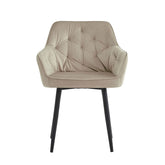 Iris Eetkamerstoel - Beige Velvet